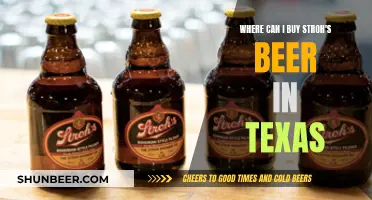 Stroh's Beer: Where to Buy in Texas?