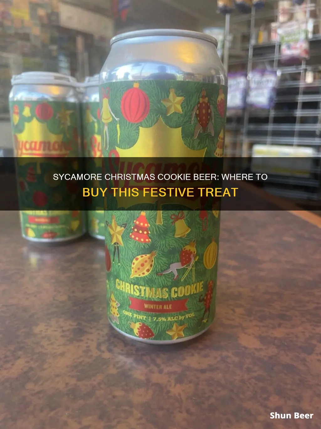 where can i buy sycamore christmas cookie beer