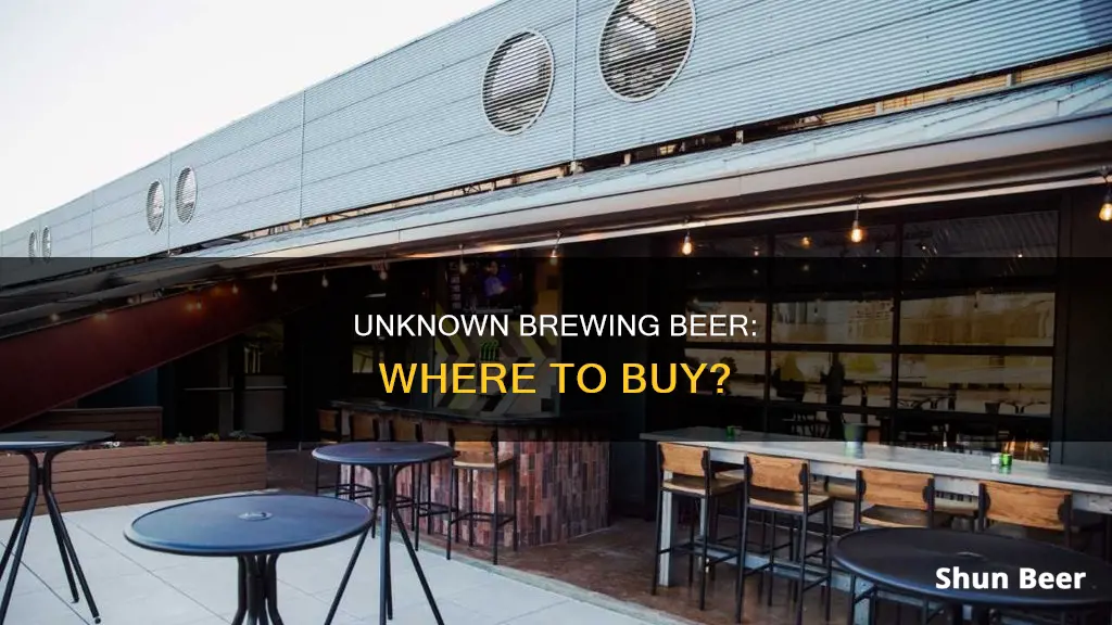 where can i buy the unknown brewering beer