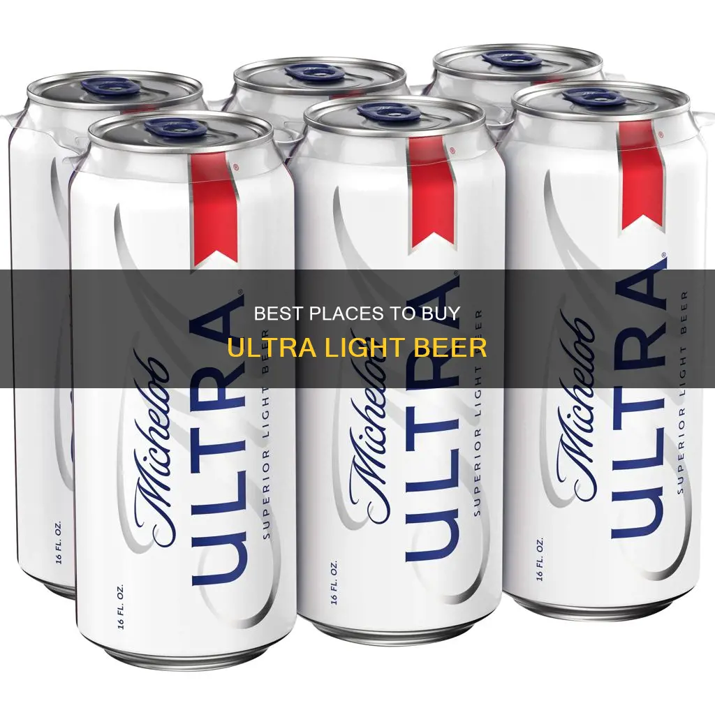 where can i buy ultra light beer