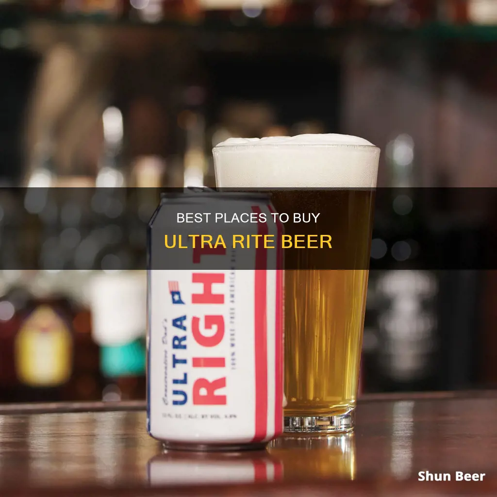 where can i buy ultra rite beer