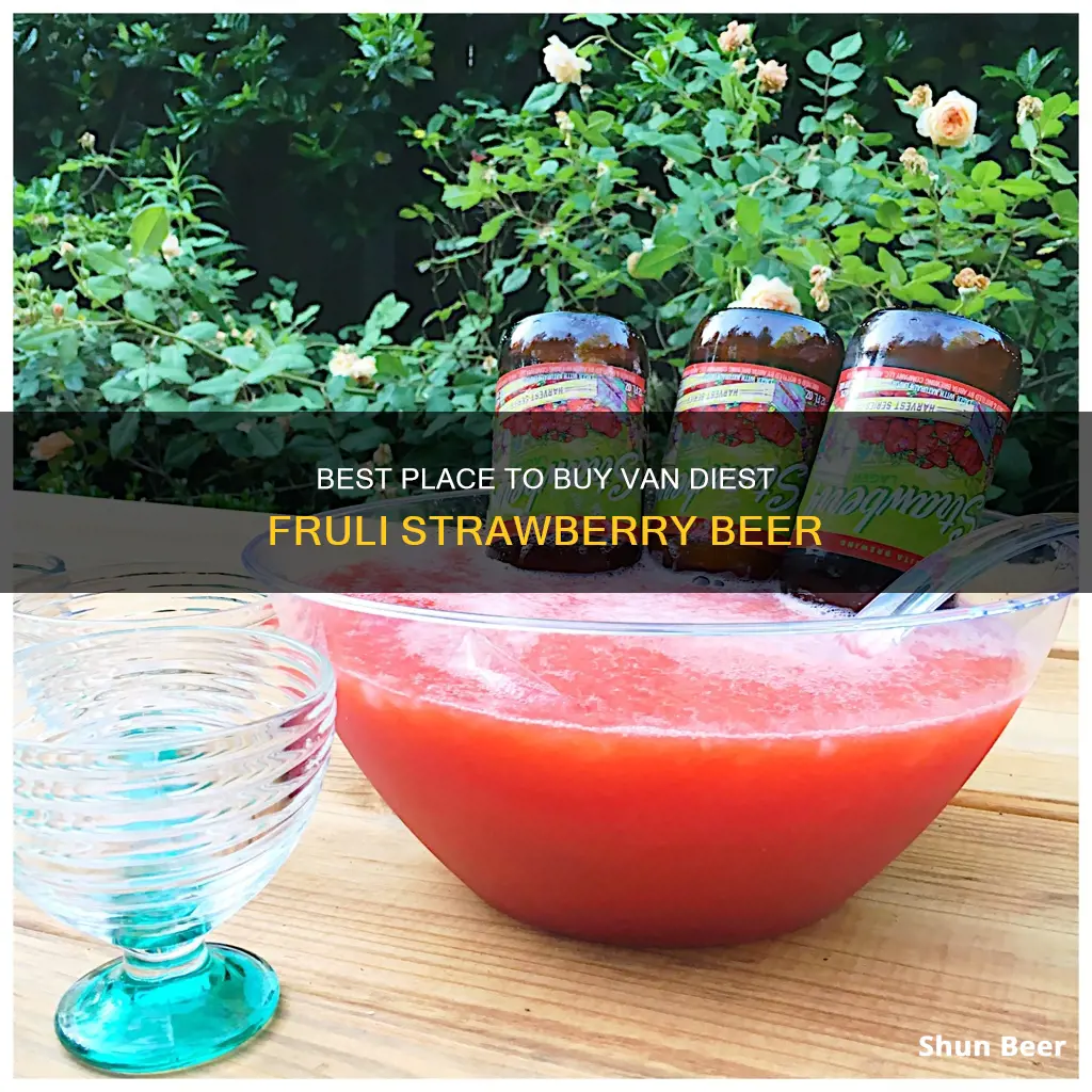 where can i buy van diest fruli strawberry beer