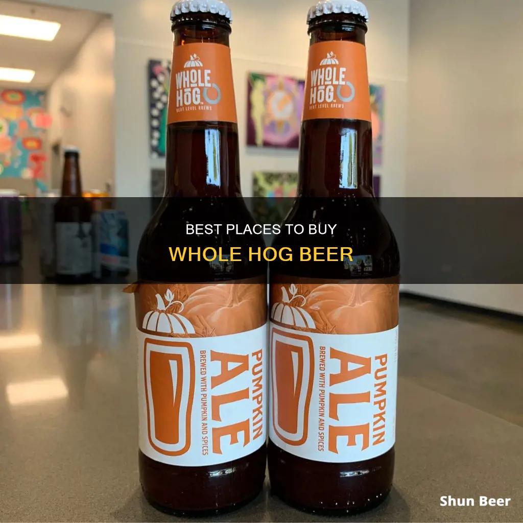 where can i buy whole hog beer