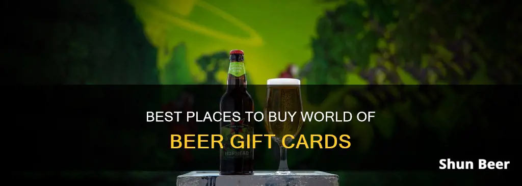 where can i buy world of beer gift cards