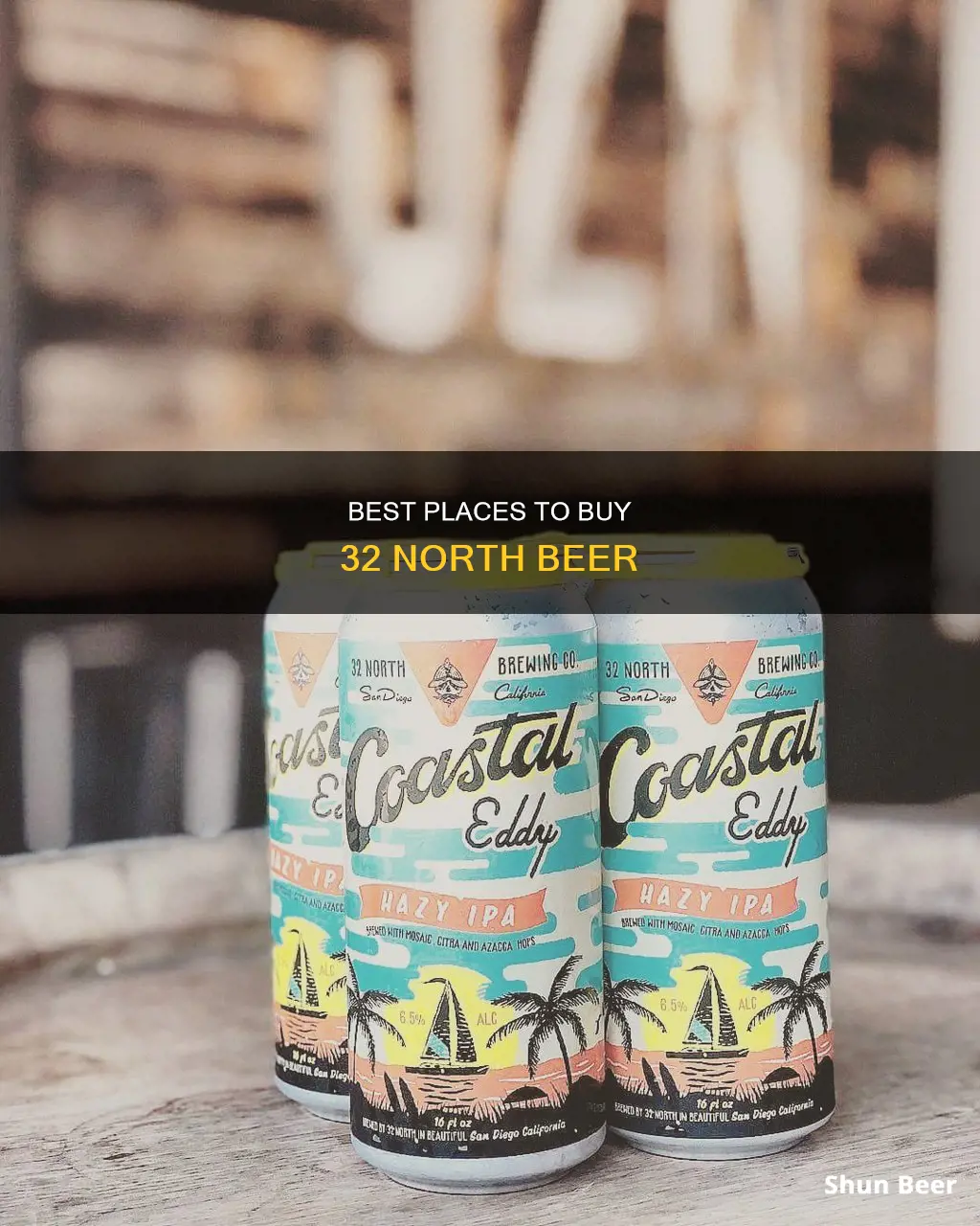 where can you buy 32 north beer