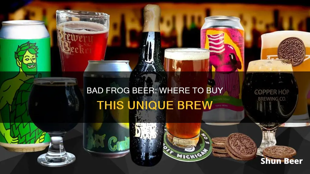 where can you buy bad frog beer