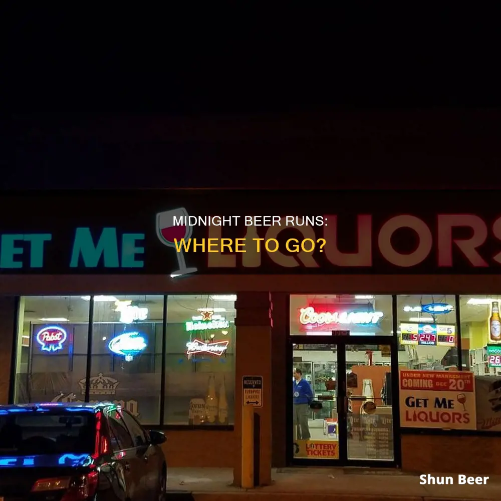 where can you buy beer after midnight