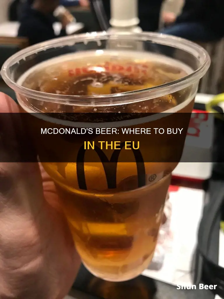 where can you buy beer at a mcdonald