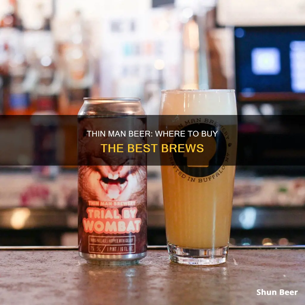 where can you buy beer from thin man brewing company