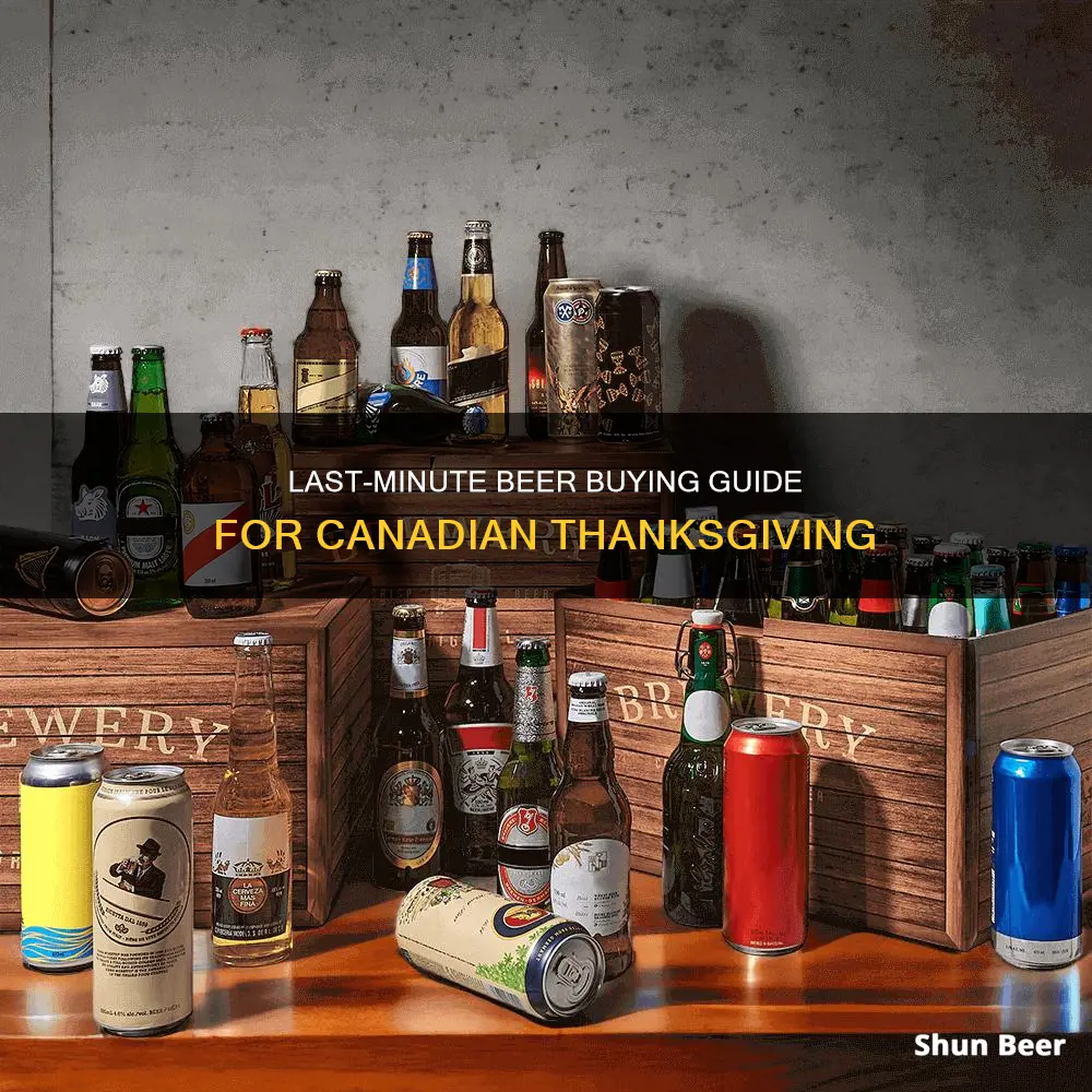 where can you buy beer on yhanksgiving in canada