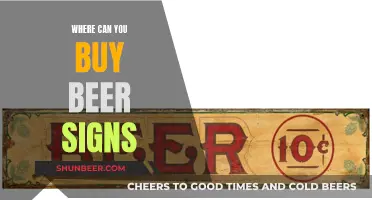 Explore the Best Places to Buy Beer Signs