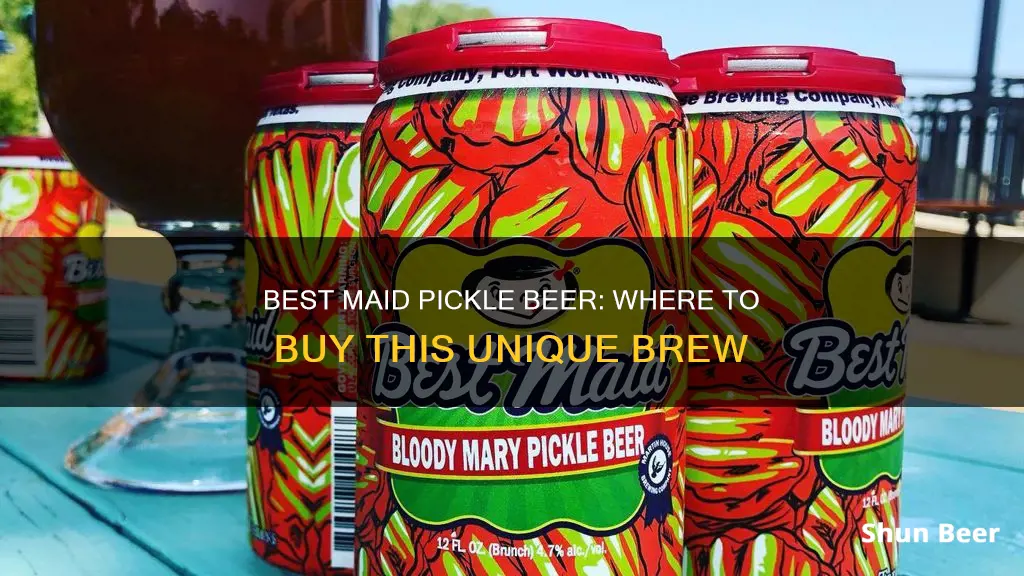 where can you buy best maid bloody mary pickle beer