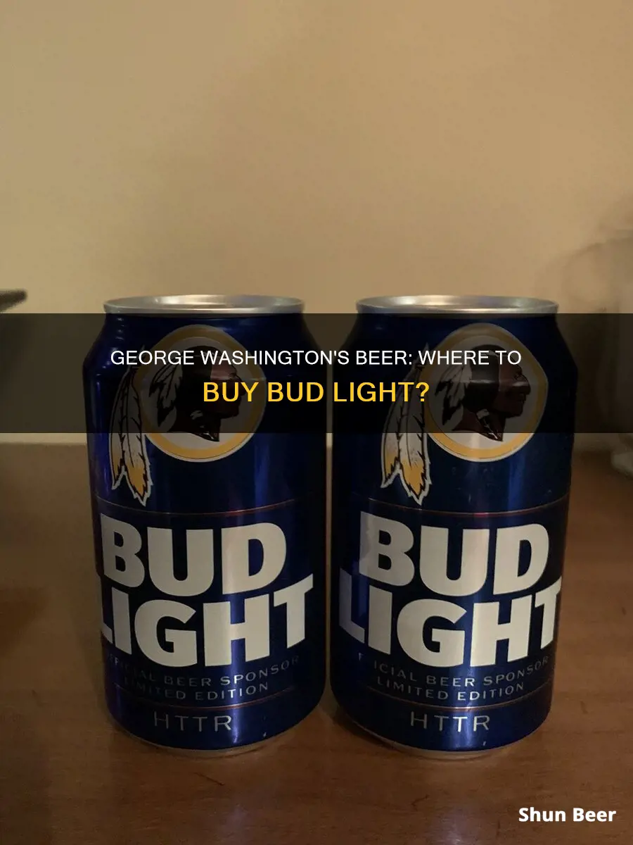 where can you buy bud light washington george washington