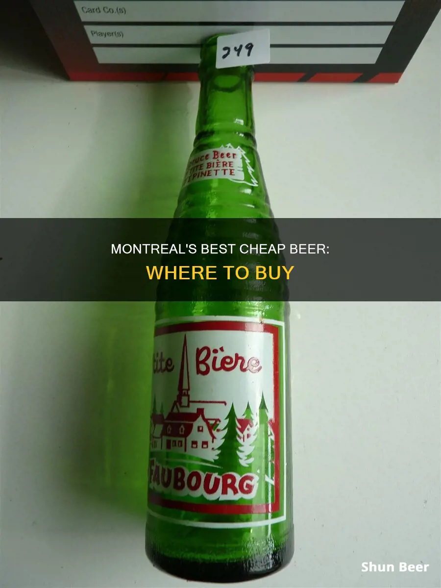 where can you buy cheap beer in montreal