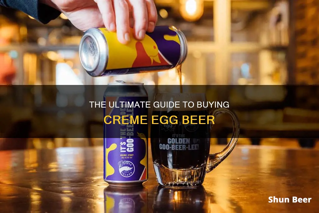 where can you buy creme egg beer