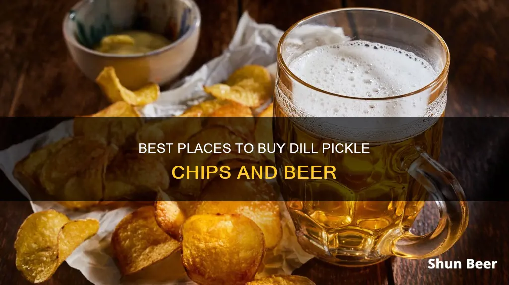 where can you buy dill pickle chips and beer