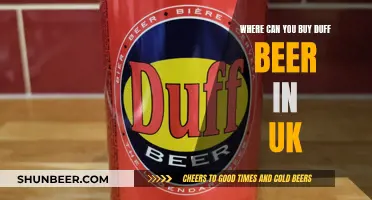 Duff Beer: UK Availability and Purchase Options