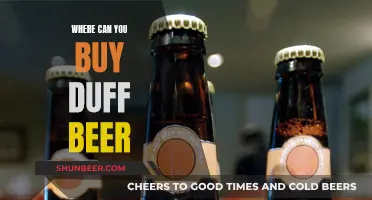 Duff Beer: Where to Buy and Enjoy It