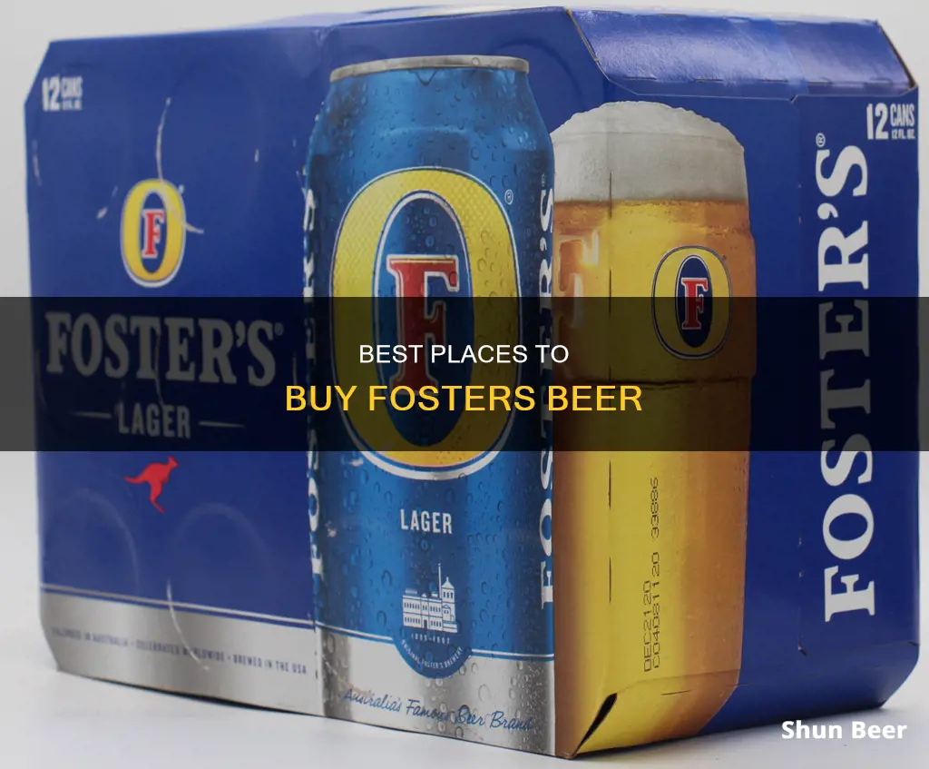 where can you buy fosters beer