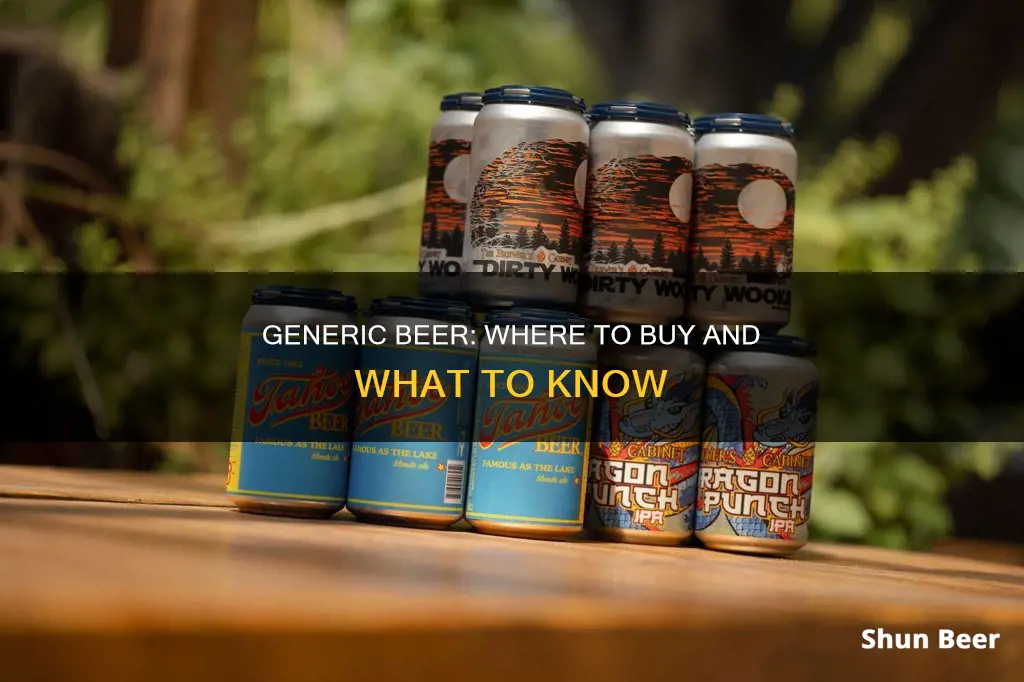 where can you buy generic beer