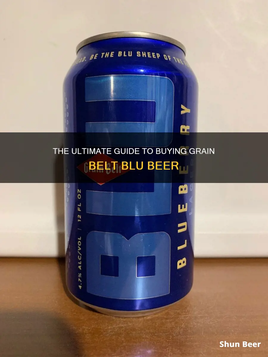 where can you buy grainbelt blu beer