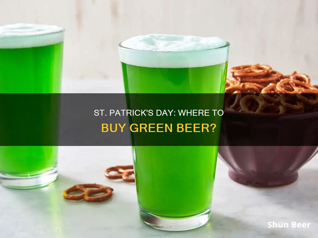 where can you buy green beer