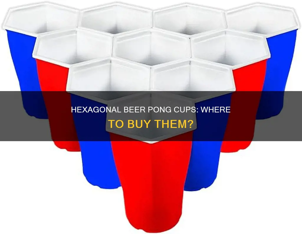 where can you buy hexagonal beer pong cups