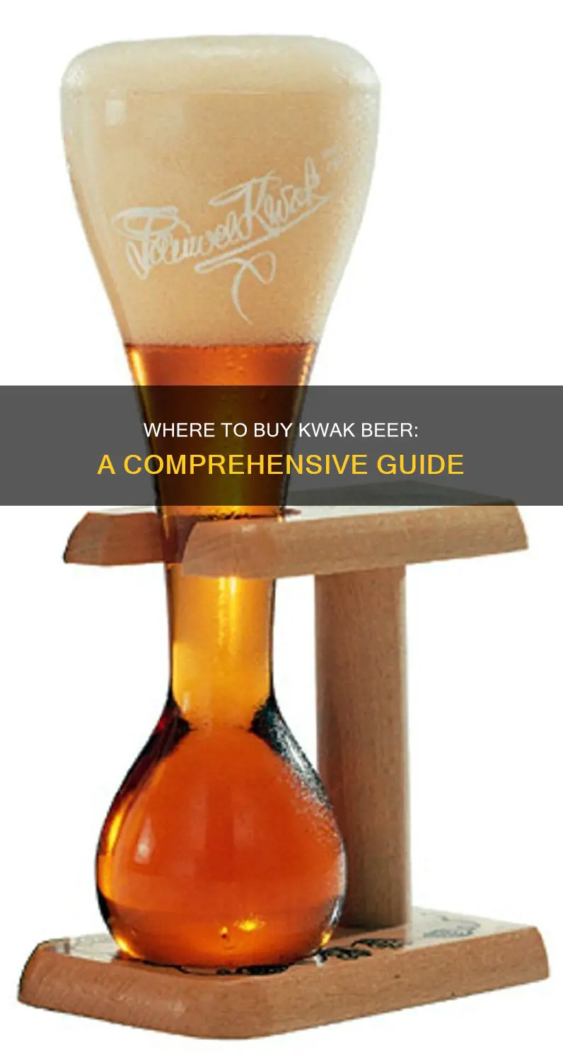 where can you buy kwak beer