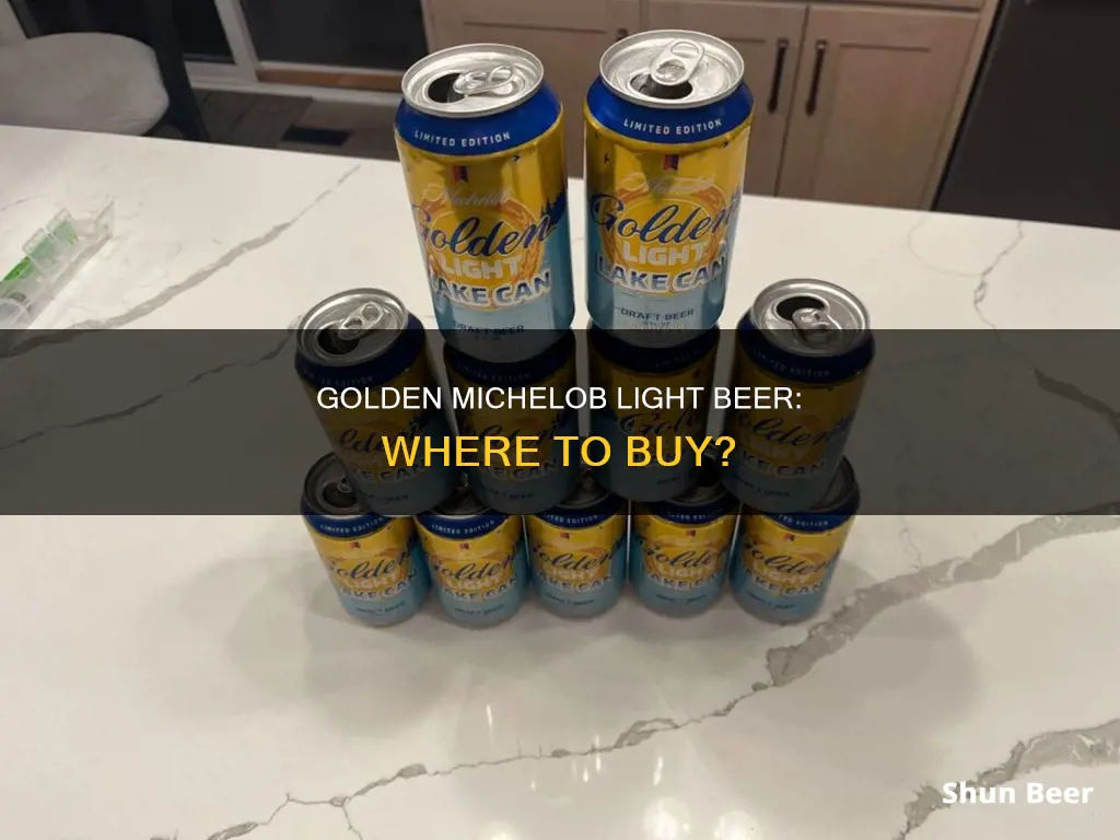 where can you buy michelob golden light beer