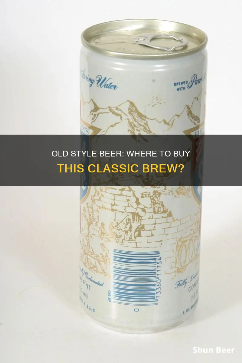 where can you buy old style beer