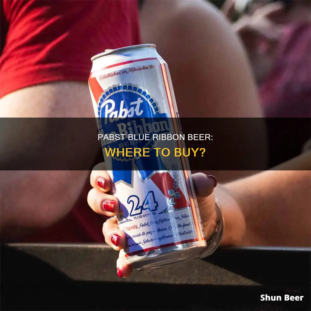 where can you buy pabst blue ribbon beer