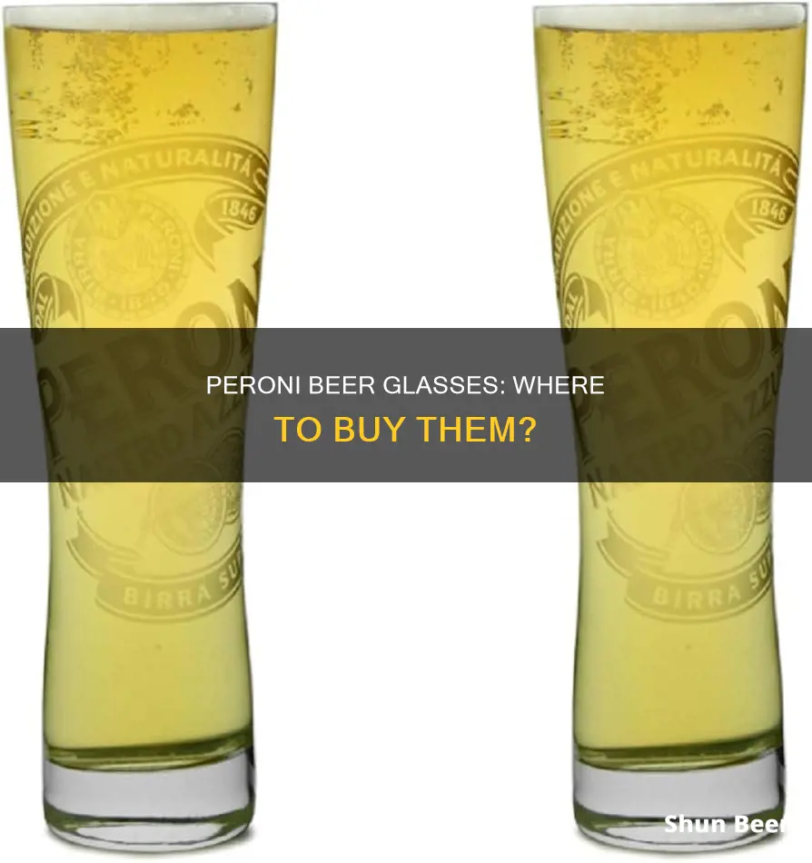 where can you buy peroni beer glasses