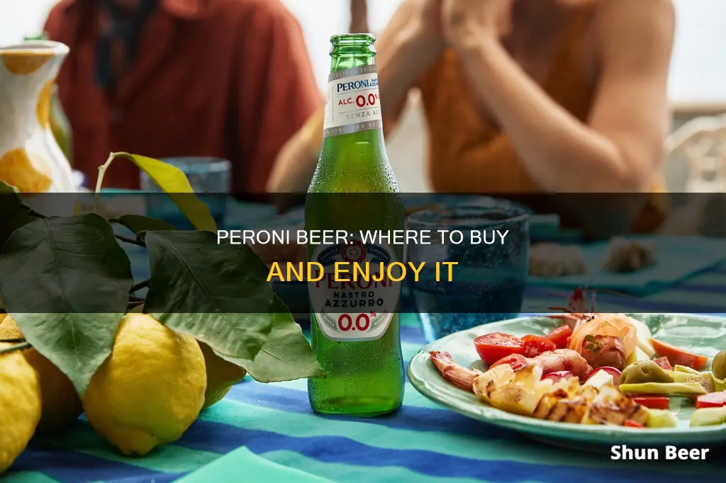 where can you buy peroni beer