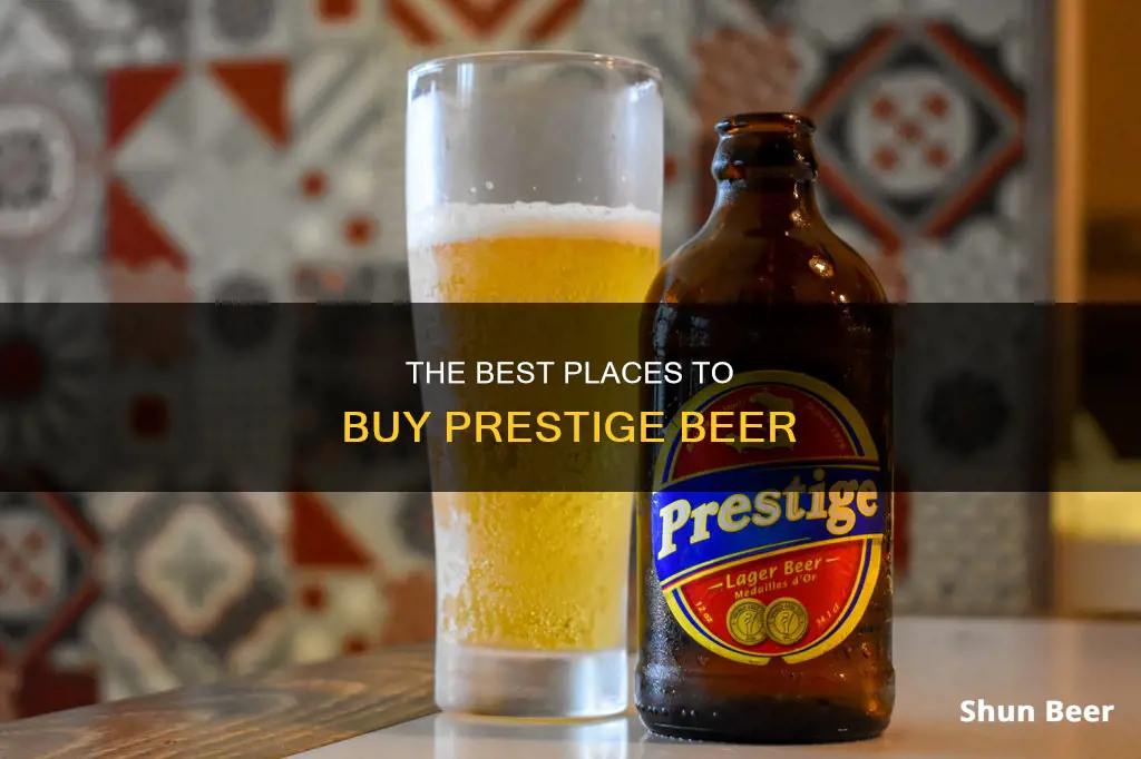 where can you buy prestige beer