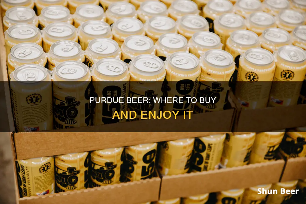 where can you buy purdue beer