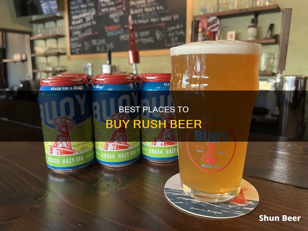 where can you buy rush beer