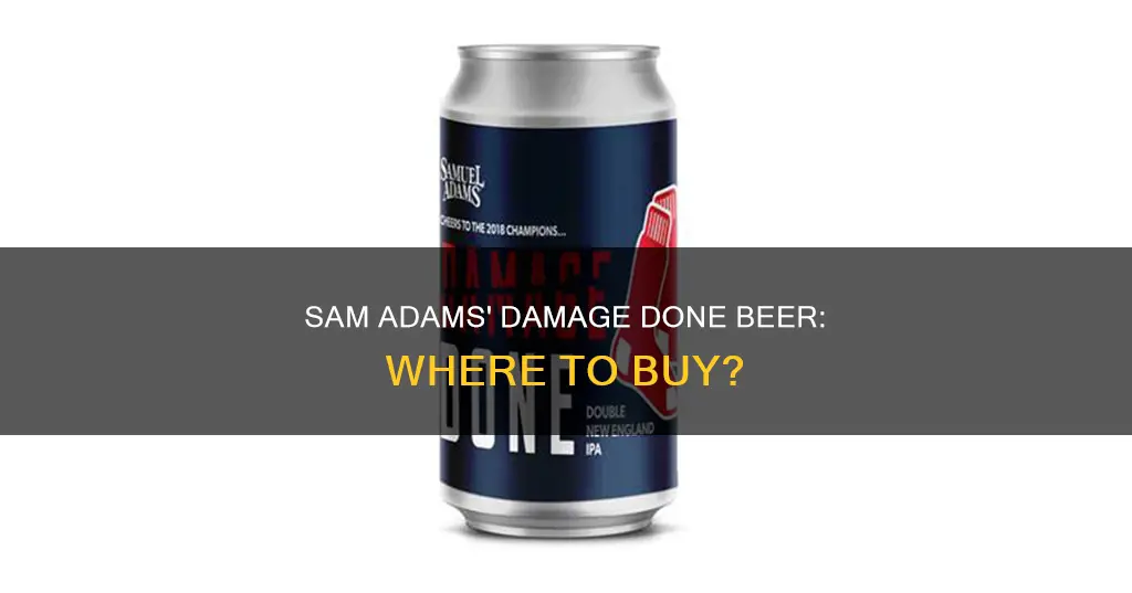 where can you buy sam adams damage done beer