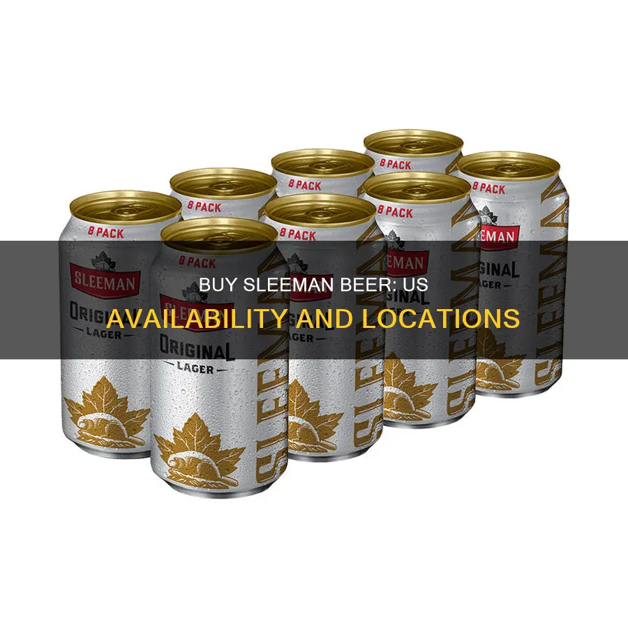 where can you buy sleeman beer in the us