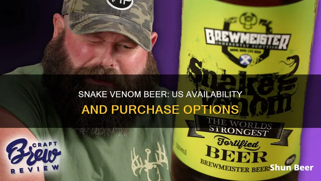 where can you buy snake venom beer usa