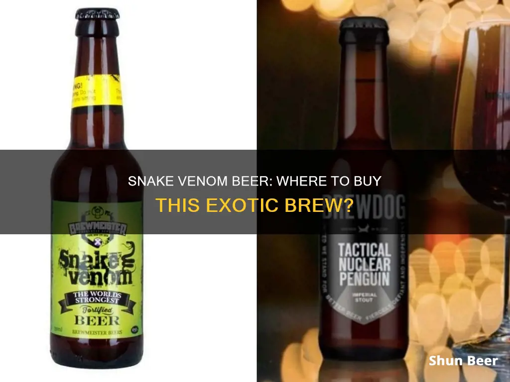 where can you buy snake venom beer