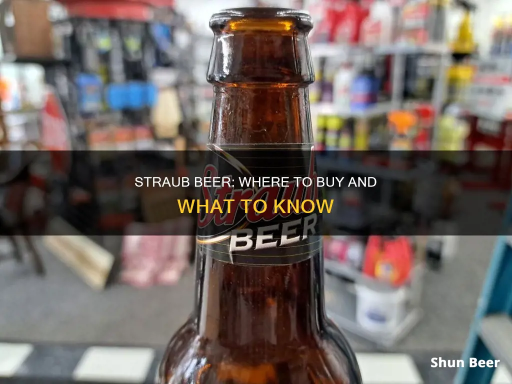 where can you buy straub beer