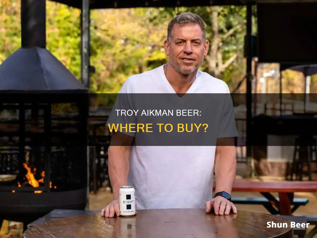 where can you buy troy aikman beer