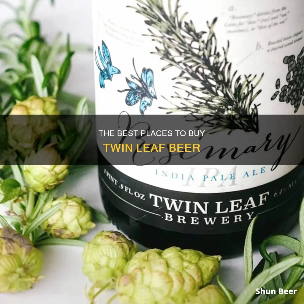 where can you buy twin leaf beer