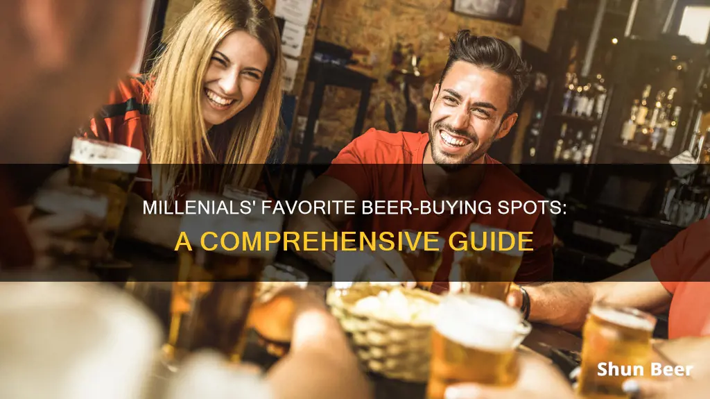 where do millenials buy beer