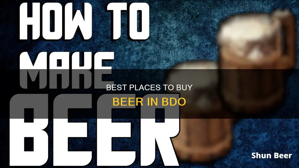 where i can buy beer bdo