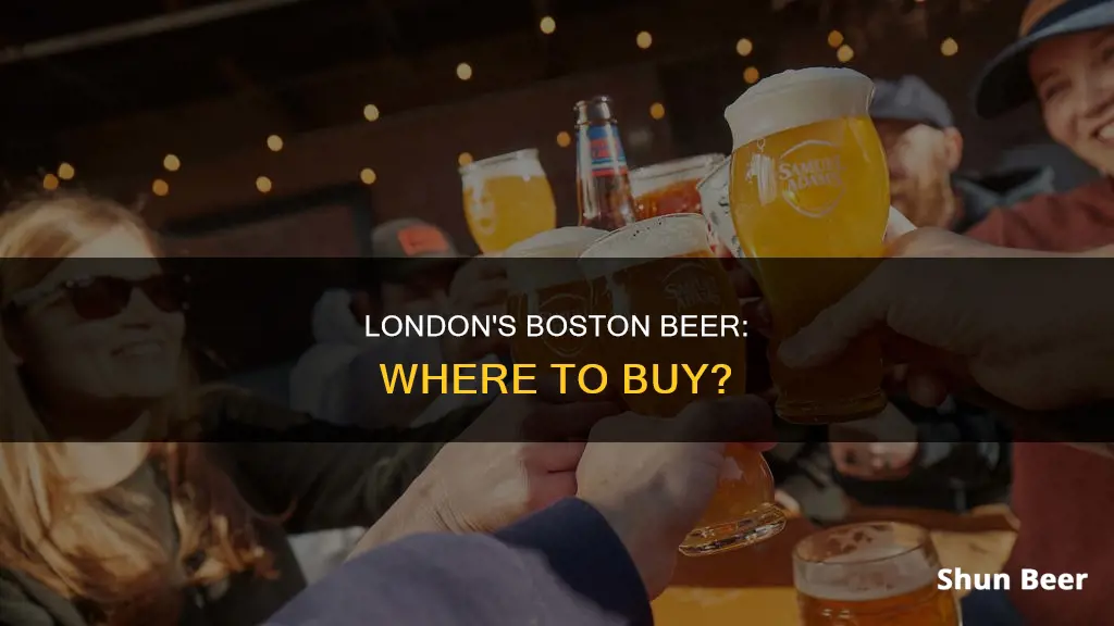 where in london can i buy beer from boston