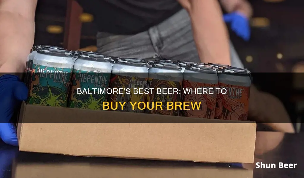 where may i buy a beer in baltimore