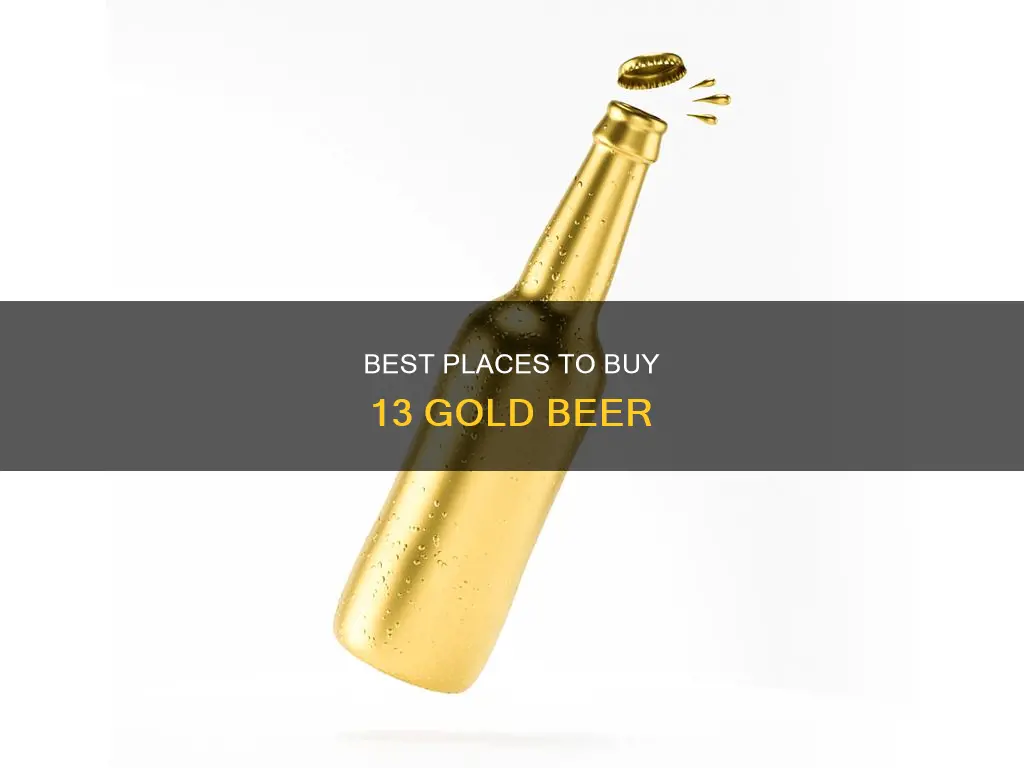 where to buy 13 gold beer