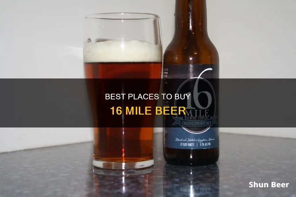 where to buy 16 mile beer