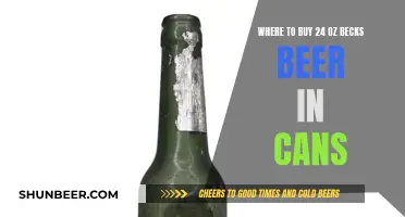 Beck's Beer: Where to Buy 24 Oz Cans